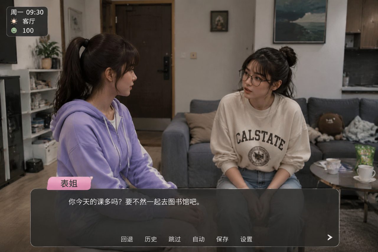 我的可爱表姐 剧情互动 场景图 1